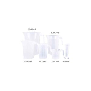 საზომი ჭიქები პლასტმასის