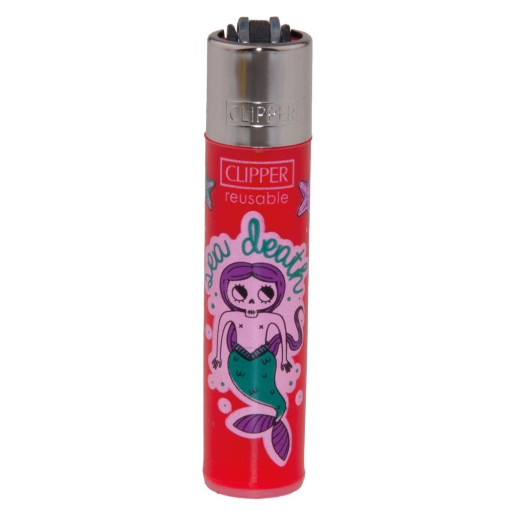 სანთებელა Clipper Classic Lighters Sticker Skulls