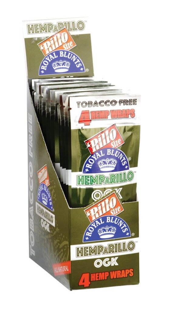 Royal Blunts გასახვევი Hemparillo Hemp Blunts ‘OGK’ 4 ც.