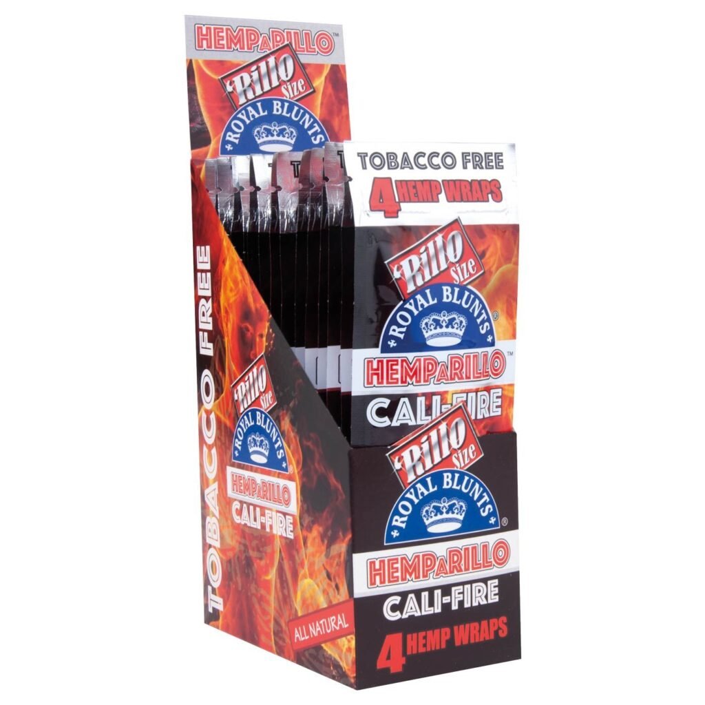 Royal Blunts გასახვევი Hemparillo Hemp Blunts Cali-Fire 4ც.