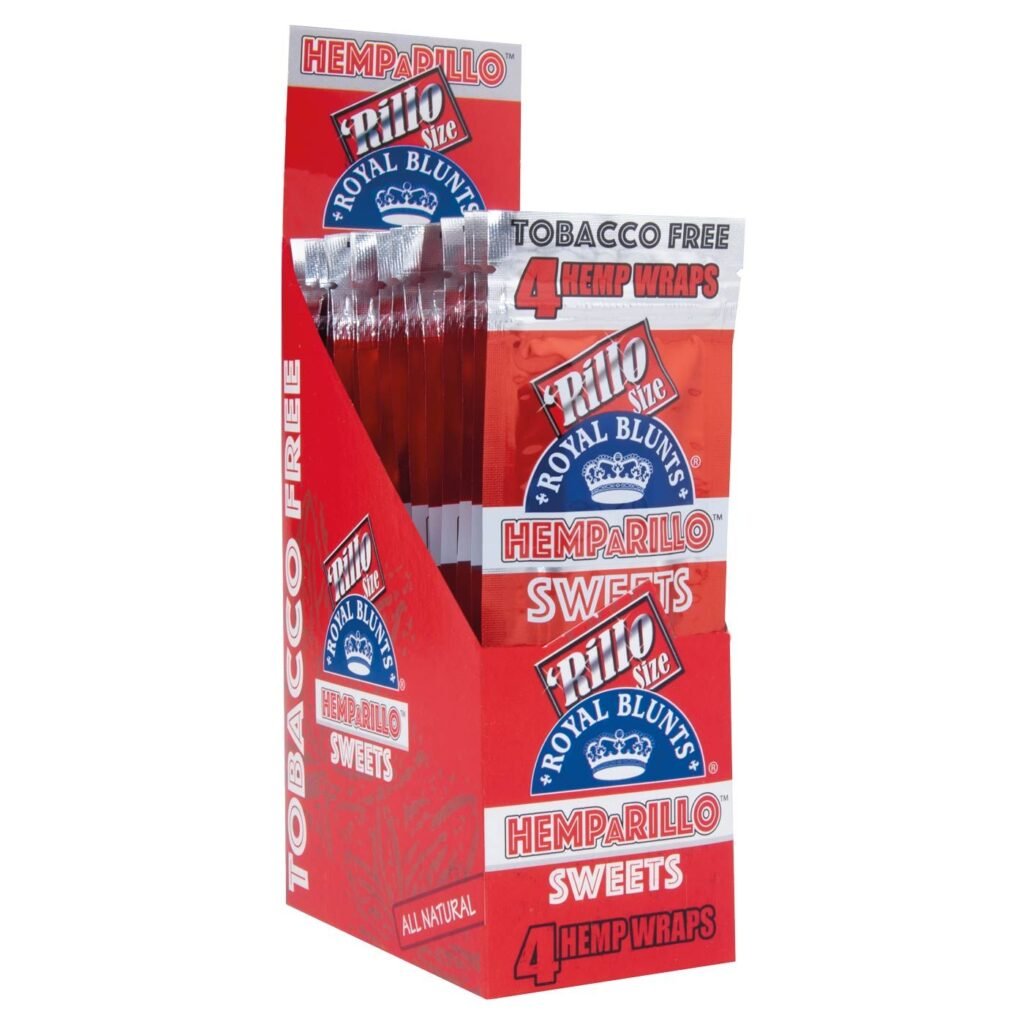 Royal Blunts გასახვევი Hemparillo Hemp Blunts Sweets 4x