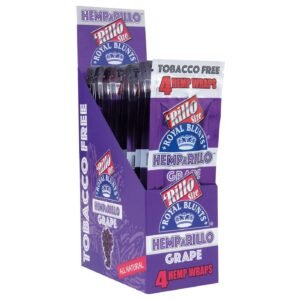 Royal Blunts გასახვევი Hemparillo Hemp Blunts Grape 4ც.