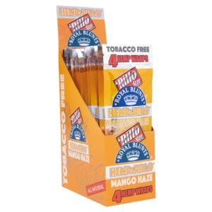 Royal Blunts გასახვევი Hemparillo Hemp Blunts Mango Haze 4ც.