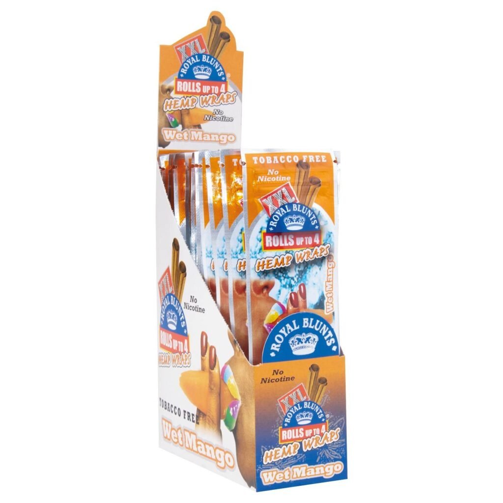 Royal Blunts გასახვევი Hemparillo XXL Herbal Wraps Mango 2ც.