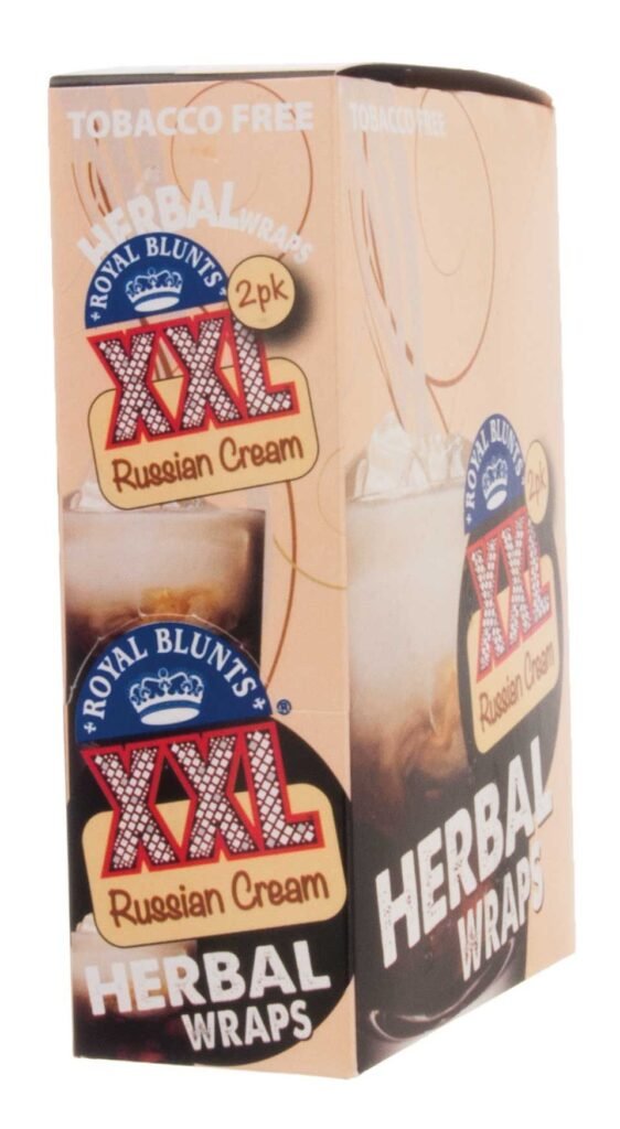 Royal Blunts გასახვევი Hemparillo XXL Herbal Wraps Cream 2ც.