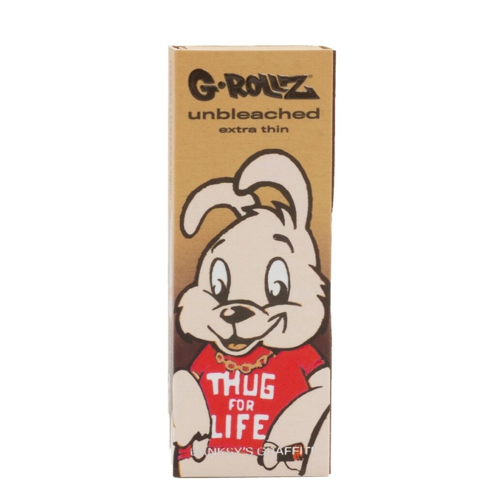 Rolling Papers Unbleached Extra Thin – 50 ‘1¼’ Papers + Tips