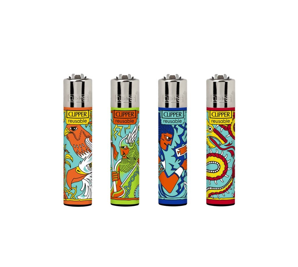 Clipper refillable lighter ‘Gods’