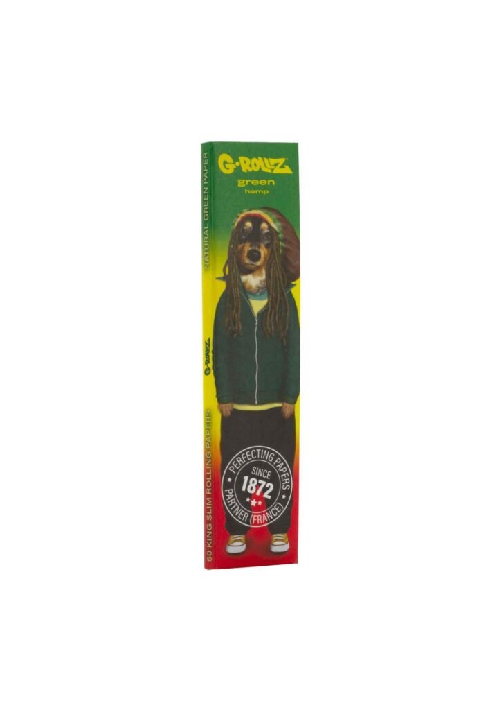 Rolling Papers King Size Slim | Reggae | Green Organic Hemp