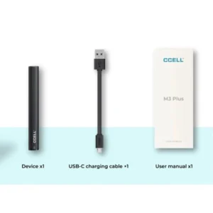 CCELL – M3 PLUS VAPE BATTERY – PACKAGED 2