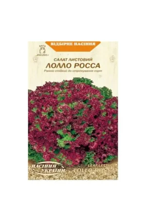 სალათის თესლი LOLLO ROSSA